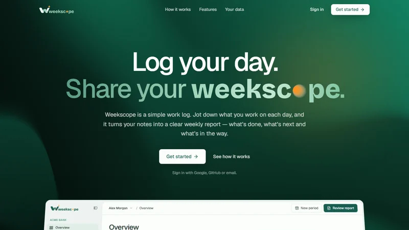 Weekscope